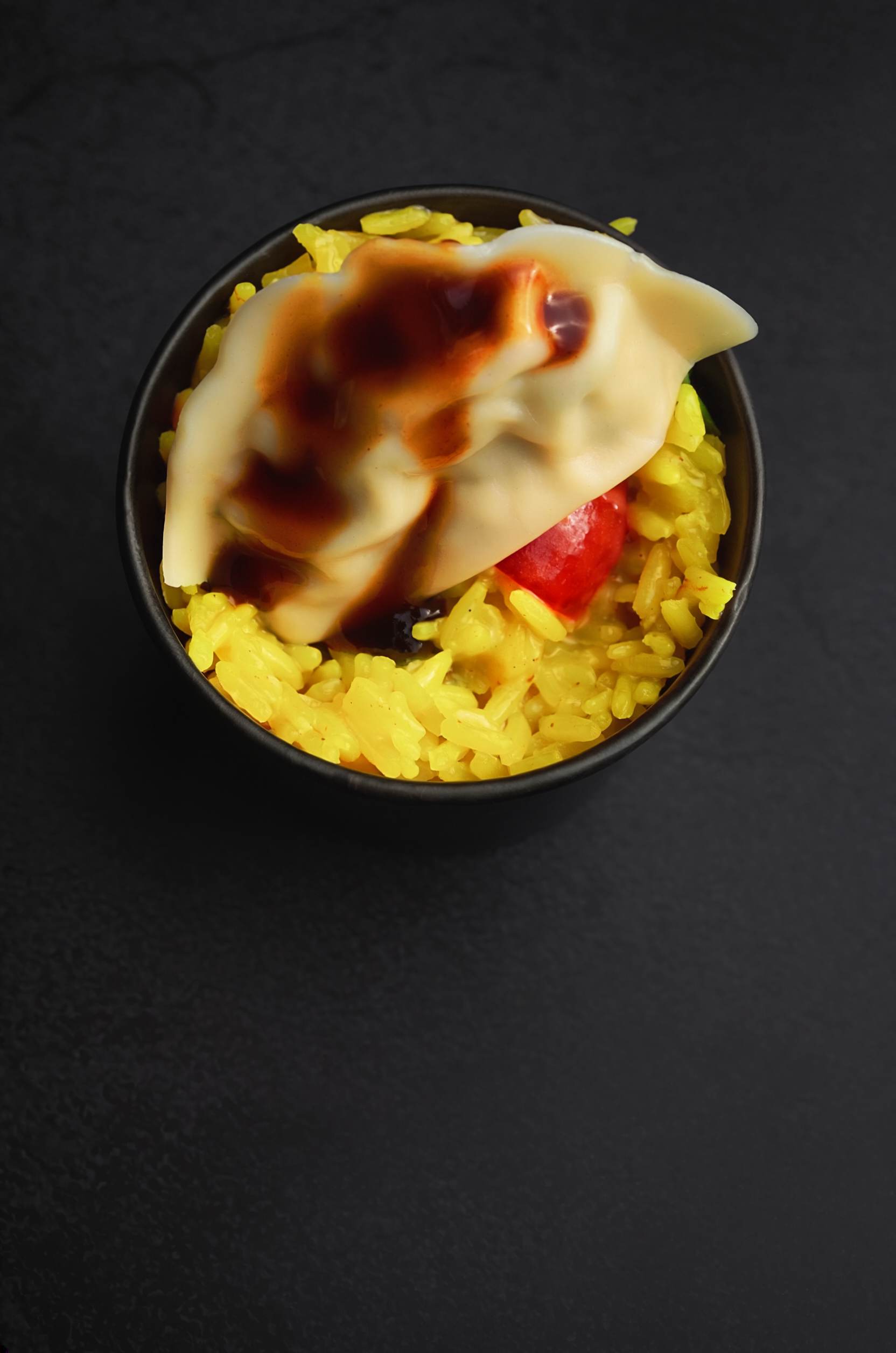 Gyoza Curry Bowl