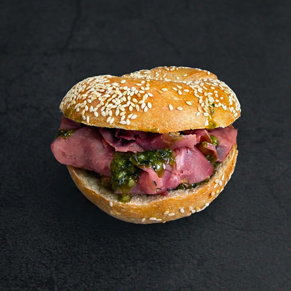 Fresh Baked New York Pastrami Bagel